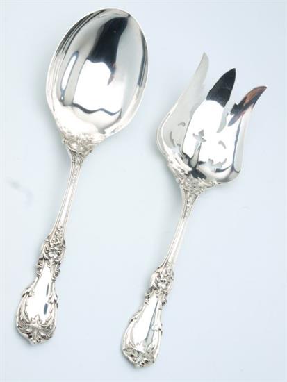 Salad Set All Silver