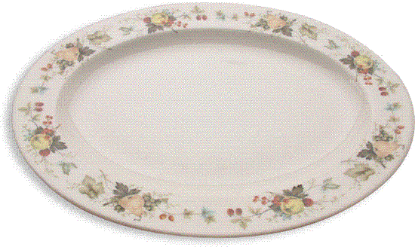 Picture of Oval Plat.13"