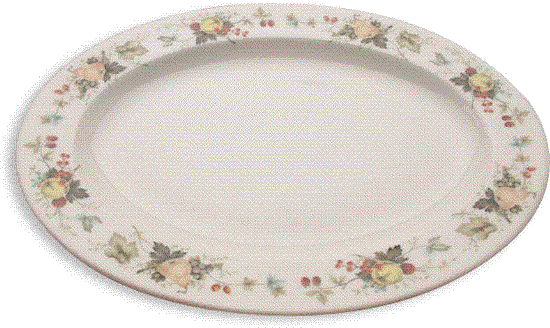 Picture of Oval Plat.13"