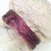Picture of Antique Pallme-Konig Iridescent Clear Crackle Vase with Purple Glass Neck