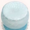 Picture of Antique Fenton Blue Cased Glass Vase with Diamond Quilted Pattern