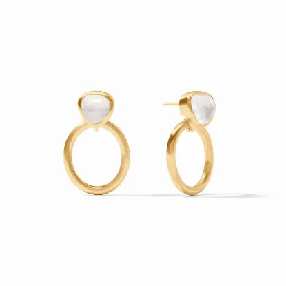 Picture of Julie Vos Aquitaine Demi Doorknocker Earrings