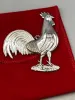 Picture of Kirk Stieff Sterling American Heritage Rooster Christmas Ornament, gently used