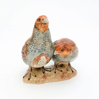 Picture of Vintage Beswick England Pair of Partridges Figurine #2064