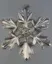 Picture of Sterling Silver 1990 Gorham 20th Anniversary Snowflake Christmas Ornament, no box