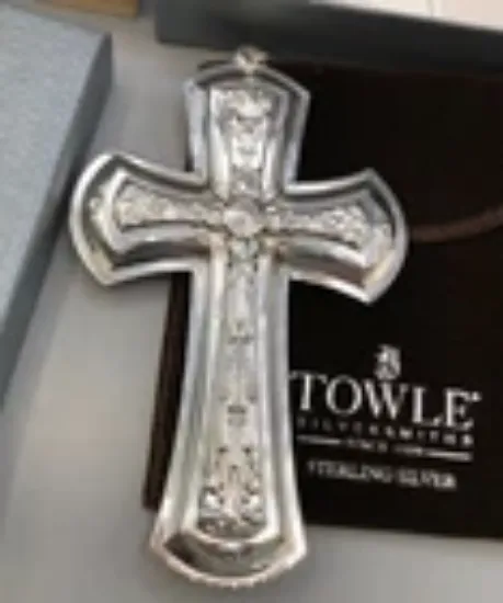 Picture of Towle 2008 Annual Cross Ornament, Sterling Silver, with box