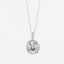 Picture of 14k White Gold 1.66Ct Solitaire Diamond Necklace 