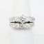 Picture of 14k White Gold Diamond .75Ct Bridal Set  