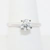 Picture of 14k White Gold .79Ct Round Brilliant Diamond Solitaire Engagement Ring