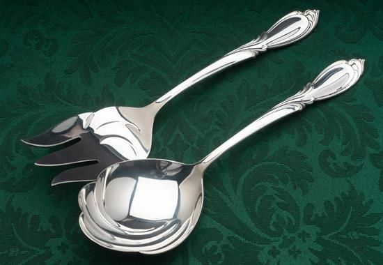 Picture of Salad Set All Silver