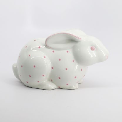 Picture of Tiffany & Co. Ceramic Bunny Bank with Pink Polka Dots