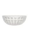 Picture of Lalique ,'Nemours' Flower Bowl With Black Enamel Accents.