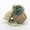 Picture of Lladro Porcelain Figurine #8025 "How Are You?" Duckling & Frog 
