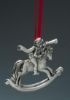 Picture of Hand & Hammer Rocking Horse Caroler Ornament with Box