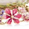 Picture of Jay Strongwater Cornelis Dutch Floral Glass Bowl