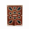 Picture of Jay Strongwater Leonard Pavé  Corner Frame  - Leopard 