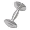 Picture of Sterling Silver Classic Plain Barbell Rattle