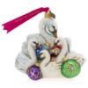 Picture of Jay Strongwater Seven Swans-A-Swimming Glass Ornament