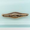 Picture of Edwardian Era 14K Yellow & White Gold, Old European Cut Diamond & Montana Sapphire Bar Brooch