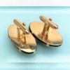 Picture of 1950'S Swank Pink & Black Striped Faceted Glass Cufflinks