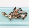 Picture of Signed Mazer Sterling Silver & Clear Rhinestone Brooch