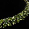 Picture of Qsi Necklaces -,peridot Cz Choker Necklace. 15" Long, .5" Wide