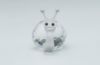 Picture of Swarovski Crystal Soulmates Swan in Jet