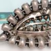 Picture of 1935-1945 Eisenberg Original Sterling Silver & Rhinestone Large Leaf Shaped Fur Clip