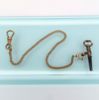 Picture of Victorian/Edwardian Era Gold Filled Pocket Watch Fob With Watch Key