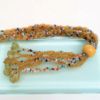 Picture of 1920'S Braided Glass Seed Bead Necklace With Tassels & Art Glass Accents