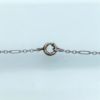 Picture of Art Deco Era 10K White, Yellow & Rose Gold Filigree Necklace With Pearls & Green Czech Glass