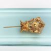Picture of Joan Rivers' Royal Marriage' Brooch Featurings A Golden Anchor & Crown With Enameled Flowers Centered With A Faux Pearl