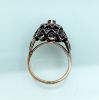 Picture of 1940'S 10K White & Yellow Gold & Sapphire Harem/Thai Princess Cocktail Ring