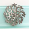 Picture of Rare 1997 Trifari Aurora Borealis In Silver-Tone Metal Brooch & Clip-On Earrings Set