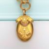 Picture of Rare Victorian Era 14K Gold Etruscan Revival Chain & Locket