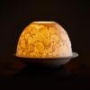 Picture of Bernardaud Porcelain 'Wild Flowers' Votivelight Candle Holder