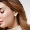 Picture of Julie Vos Marbella - Marbella Stud Earrings In Iridescent Charcoal Blue