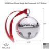 Picture of 2024 54th Edition Wallace Silverplated Sleigh Bell Ornament 