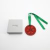 Picture of Lalique 2005 'Chardon' Red/Rouge Thistle Annual Christmas Ornament