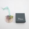 Picture of Daum 1998 Paté de Verre Glass 'Mistletoe' Christmas Ornament