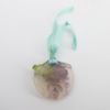 Picture of Daum 1998 Paté de Verre Glass 'Mistletoe' Christmas Ornament