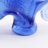 Picture of Lalique Crystal 'Tai-Ta' Chameleon Figurine in Sapphire Blue