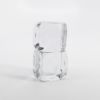 Picture of Baccarat Crystal Pair of Dice Paperweights w/ Etched Pips on Each Face
