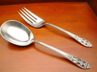 Picture of Salad Set All Silver