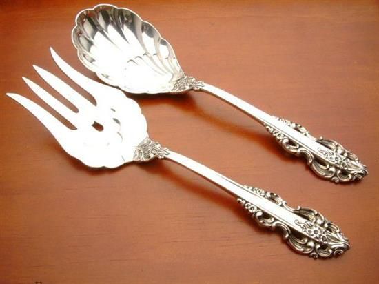 Picture of Salad Set All Silver