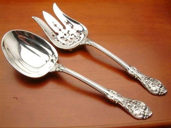 Picture of Salad Set All Silver