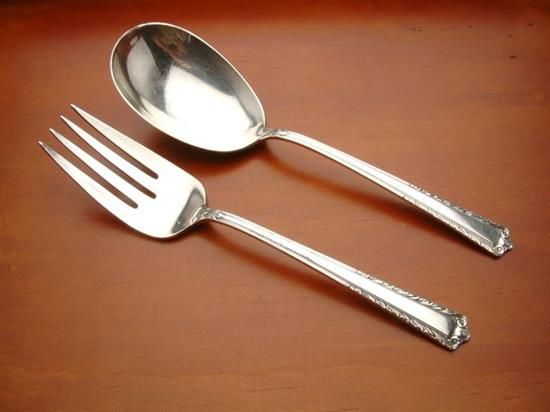 Picture of Salad Set All Silver