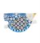 Picture of Vista Alegre Love Birds Scroll Holder - Cobalt  