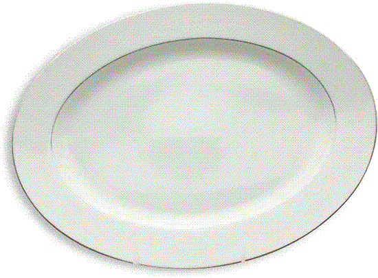 Picture of Oval Plat.13"