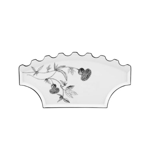 Picture of Vista Alegre Christian Lacroix Herbariae Parade Rectangular Tray A